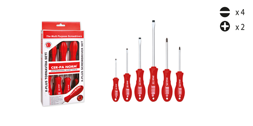 X-PLUS TORNAVİDA 6 LI SET TK
